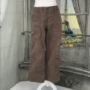 Isda & Co Perfect Olive Khaki Crop Pants Size 10